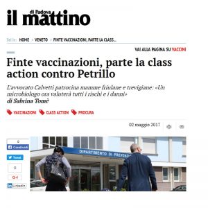 finte vaccinazioni parte la class action