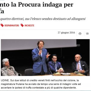 Procura indaga per truffa