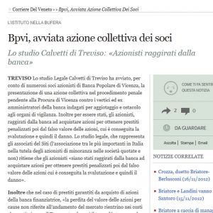 Corriere della Sera Class Action